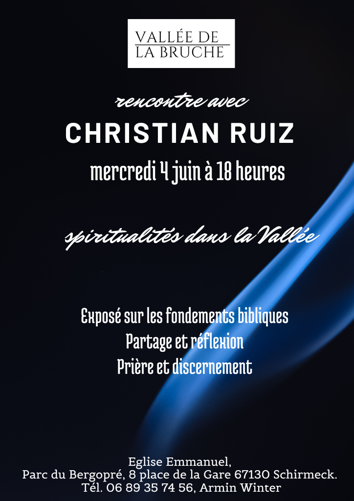 Rencontre : Spiritualités dans la Vallée de la Bruche