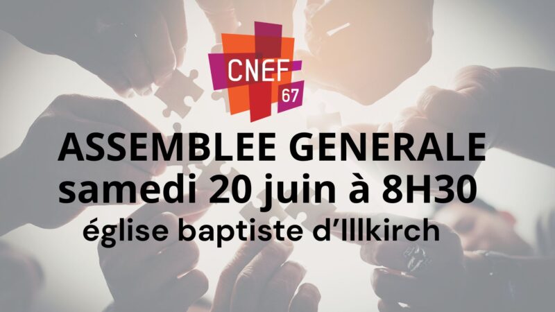 Assemblée générale du CNEF 67