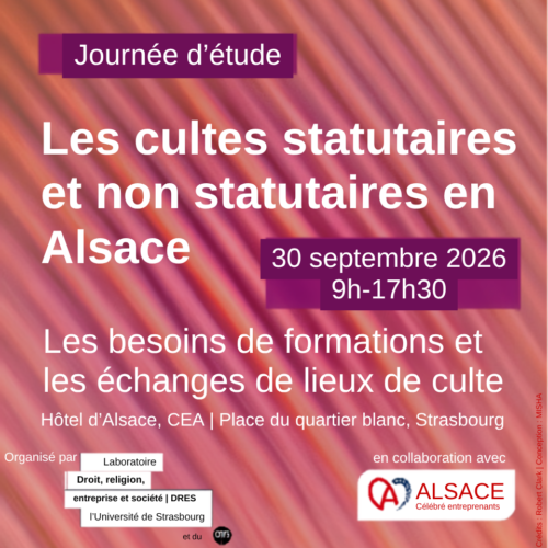 Droit local des cultes : journée d&rsquo;étude