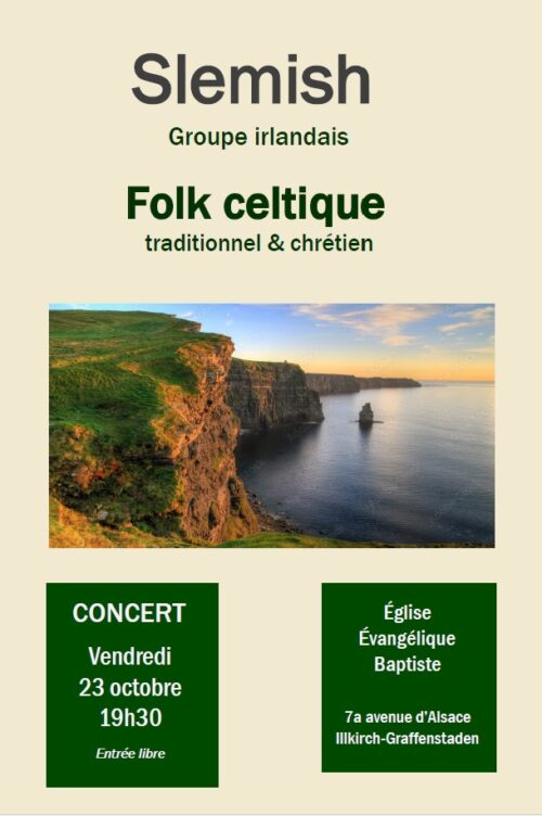 Concert de musique Folk Irlandais